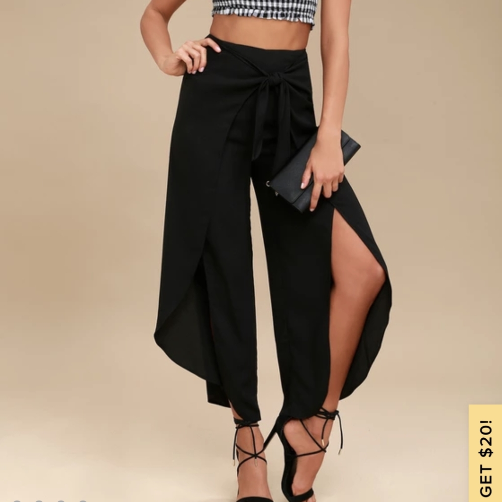 Lulus Doozie wide leg pants